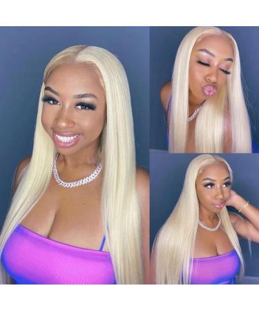 Bele Blonde 613ST 24-inch Lace Front Human Hair Wig 180% Density - Brazilian Virgin Hair, Pre Plucked with Baby Hair | HD Transparent Lace Frontal | Guless Wigs - Buy Online on GoSupps.com