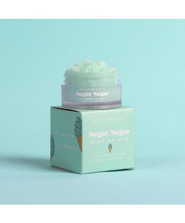 NCLA Beauty Sugar All Natural Lip Scrub - Lip Exfoliator - Made with Sugar Cocoa and Shea Butter Agave Nectar - Mint Gelato - 0.5 oz - Buy Online on GoSupps.com