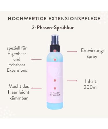 Hair2Heart Leave-In Conditioner 2-Phase Care Spray - Premium Hair Care for Extensions - International Shipping Available - Buy Online on GoSupps.com