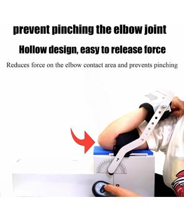 Elbow Extension Rehabilitation Training Device Adjustable Forearm Support Hollow Design for Arm Extension Training - Buy Online on GoSupps.com