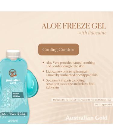Australian Gold Moisture Lock Tan Extender (16 Fluid Ounce) and Aloe Vera Freeze Gel with Lidocaine (8 Fluid Ounce) Hydrating Body Lotion and Aloe Vera Gel for Skin (Pack of 2) Unscented 12 Fl Oz (Pack of 2) - Buy Online on GoSupps.com