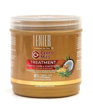 Lenier Crece Mas Treatment w/ Ginger  Coconut  Rosemary & Minoxidil 16 oz