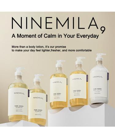 NINEMILA Pure Hinoki Body Lotion Black Berry Scent 1000ml (33.8 fl oz) Pump Shea Butter & Glycerin Jeju Hinoki Water 50 000ppm Vegan Daily Moisturizing Body Cream - Buy Online on GoSupps.com