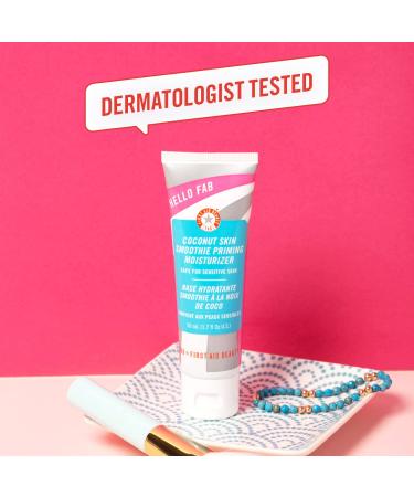 First Aid Beauty Hello FAB Coconut Skin Smoothie Priming Moisturizer 1.7 Oz - 2-in-1 Makeup Primer and Moisturizer - Buy Online on GoSupps.com