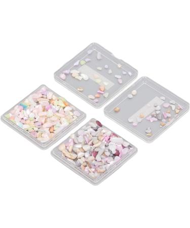 Seashell Slices Nail Art with Aurora Glitter Nail Decorations for UV Gel DIY - Buy Online on GoSupps.com