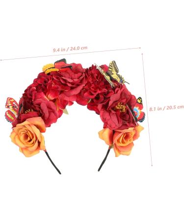 Mikinona Artificial Headband Headband Hair Accessories Goth Decor Hair Bands Fabric Headdress Vacation Gothic Boho Decor Butterfly Fascinator Decorations Bohemia - Buy Online on GoSupps.com