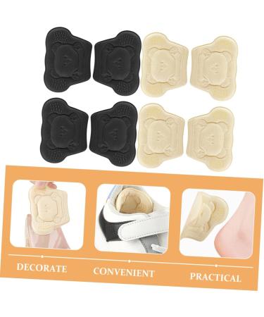 FRCOLOR 4 Pairs High Heel Cushions & Heel Liners - Comfortable Wear-Resistant Self-Adhesive Inserts for Women - Perfect for Sports Shoes - Assorted Colors - Buy Online on GoSupps.com