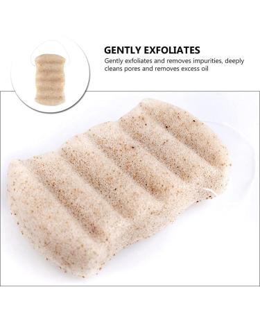 Buy Healifty Konjac Sponges - Natural Bath & Facial Exfoliator Pads for Kids Women & Men - Eco-Friendly Shower Scrubber - Buy Online on GoSupps.com