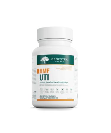 Genestra Brands - HMF UTI - Probiotic Formula with Cranberry Extract for Urinary Tract Support - 60 Vegetable Capsules