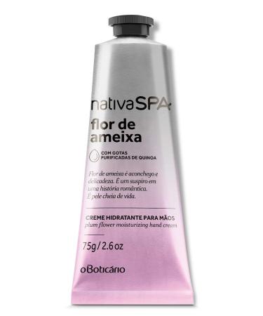 Linha Nativa Spa (Flor de Ameixa) Boticario - Creme Hidratante Para Maos 75 Gr - (Boticario Nativa Spa (Plum Flower) Collection - Hand Moisturizing Cream Net 2.64 Oz)