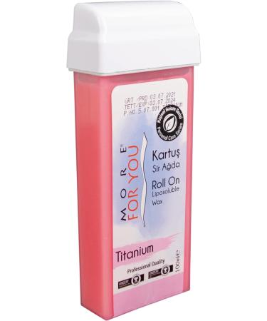 Buy More for You Titanium Waxing Pads (Pink) - 100ml Depilatory Roll-On Wax (12 Pieces) for Effective Hair Removal - International Shipping Available - Buy Online on GoSupps.com