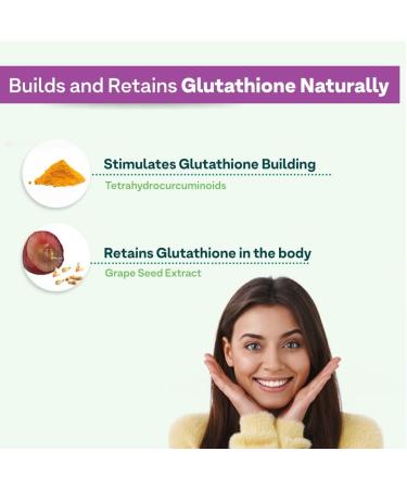 O Ziva Plant Based Glutathione Builder | Antioxidant Support & Skin Glow | Anti-Ageing Glutathione Tablets with Grapeseed Vitamins C & E Selenium | 60 Vegetarian Capsules - Buy Online on GoSupps.com