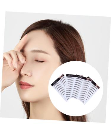 Beatifufu Hair-like Eyebrows 4pcs Eyebrow Stickers Eyebrow Shaping Template Brown Eyebrows Water Transfer Eyebrow Sticker Hair 6d - Buy Online on GoSupps.com