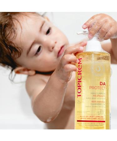 Topicrem - DA PROTECT Lipid-Replenishing Cleansing Oil - Gently Cleanses Replenishes Lipids Soothes and Protects - Care for Sensitive Skin - Buy Online on GoSupps.com