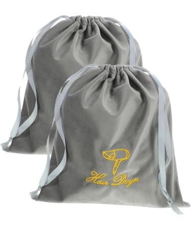 Healeved 6 Pcs Hair Dryer Bag Hair Dryer Drawstring Bags Hair Dryer Organizers Bag 35.00X30.00X0.50CMx3pcs Greyx3pcs - Buy Online on GoSupps.com