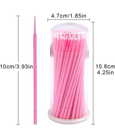PJRYC 100pcs jetables Microbrush Extension Extension DE COULAUX SIMPL MENTAIRES D SIBLES D' TENTILISATION Mascara Wands Outils D'APPLICATEURS (Handle Color : Crystal Orange Bag) - Buy Online on GoSupps.com