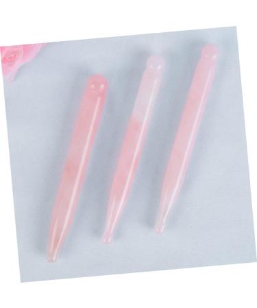 Buy Minkissy Crystal Slide Facial Tools - Self-Massage Acupress Rod & Eye Roller | Rose Quartz Foot Scraper & Body Massage Tool for Relaxation - Buy Online on GoSupps.com