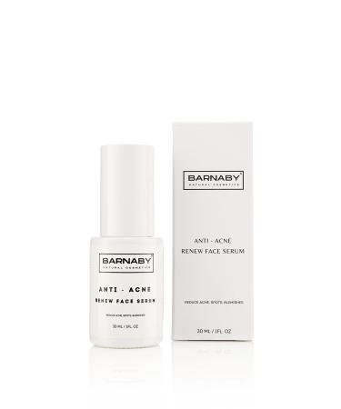 Anti - Acne Renew Face Serum Barnaby Skincare reduce Blemishes spots sebum and scars made in the UK