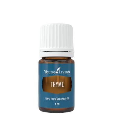 Young Living Thyme 100% Pure & Premium Essential Oil - Perfect for Aromatherapy Diffuser - Natural Herbal Aroma - Cleansing Properties - Used as a Culinary Herb - 5ml
