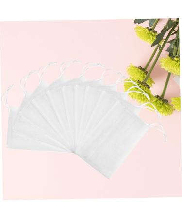 FRCOLOR 40 Pcs Facial Cleaning Soap Bags - Mesh Exfoliating Soap Pouches for Foam & Travel - White 15x9cm | Soap Saver & Drawstring Washcloth - Buy Online on GoSupps.com