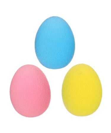 Homsfou 3st Hand Ball Massage Ball Massage Hand Rolling Ball Massage Steard Massage Fitness Roller Toy Fitness Ball Yoga-Ball Ei-Form Booster Bahn Gymnastics Ball Exercise Leader TPE 5.80x4.40cm Sorted Color Sorted Color