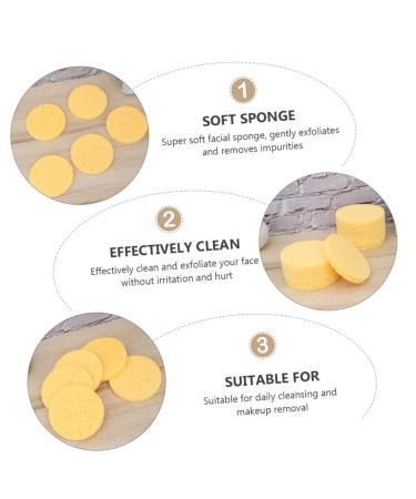 FRCOLOR 100 Pcs Wood Pulp Sponge Powder Puff | Premium Cotton Makeup Applicators for Flawless Finish - Buy Online on GoSupps.com
