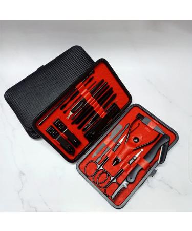 Nail Clippers Set Nail Clippers Set Travel Manicure Set Personal Nail Care Nail Care Built-in Nail File Suitable for Men and Women to Use at Home Black - Buy Online on GoSupps.com