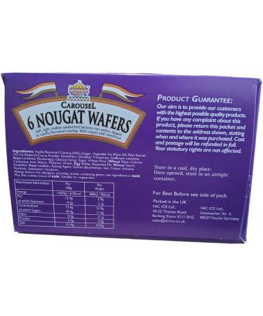 Carousel Nougat Wafers 6 Pack x 6 - Buy Online on GoSupps.com