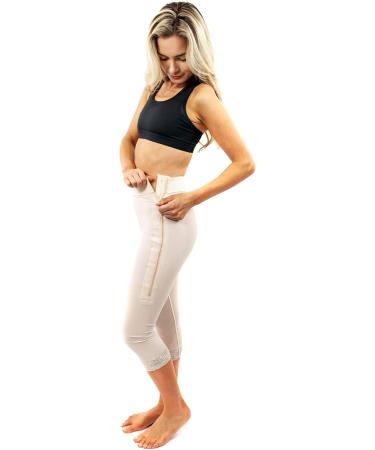 ContourMD Post-Surgical Mid Calf Compression Pant | 2 Lycra Thigh Slim Style 1 XL Beige - Ideal for Recovery & Comfort - Buy Online on GoSupps.com