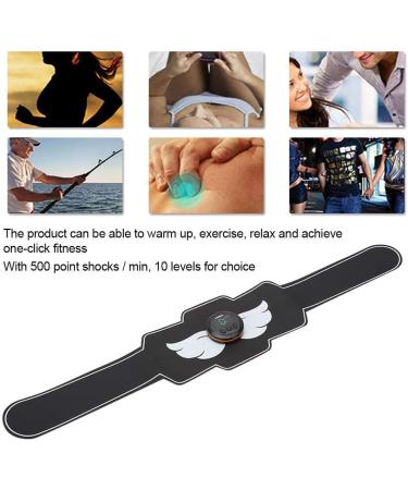 Buy ABS Trainer Muscle Stimulator | EMS Abdominal Tighter Belt with 6 Modes & 15 Strength Levels - Perfect for Belly Leg & Arm Fitness - Buy Online on GoSupps.com