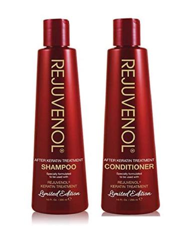 Rejuvenol Keratin After Treatment Shampoo 10oz & Conditioner 10oz DUO Set 12 Fl Oz (Pack of 2)