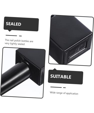  Beavorty Beavorty 6 Piece Refillable Nail Polish Bottles with Black Cap Compact Nail Polish Bottles Lightweight Portable for Professional Use - Buy Online on GoSupps.com