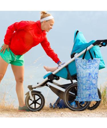 Buy Mhwan Wetbags for Kindergarten - Waterproof Double-Zone Lock Pocket Washable & Reusable Diaper Fitness Beach Pool Bag (Blue) 40x70cm - Buy Online on GoSupps.com