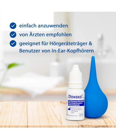 Otowaxole Kombi Pack - Gentle Ear Wax Remover & Premium Ear Syringe for Safe Ear Cleaning | International Shipping Available - Buy Online on GoSupps.com