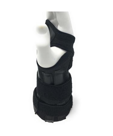 Shop OTC Reversible Wrist Splint - Cock-up Lacing Knit Elastic Black Large | Fast International Shipping - Buy Online on GoSupps.com