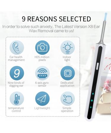 Wireless Ear Wax Removal Kit with 6 LED Light for Kids, Adults, and Pets - Buy Online on GoSupps.com
