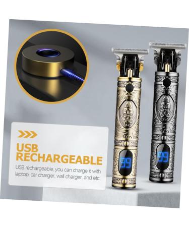 MAGICLULU 2 Sets Mens Hair Clippers Mens Face Trimmer Professional Barber Clippers Beard Edgers for Men Grooming Clipper Mens Beard Trimmer Facial Trimmer Ma Electric T9 Stainless Steel - Buy Online on GoSupps.com