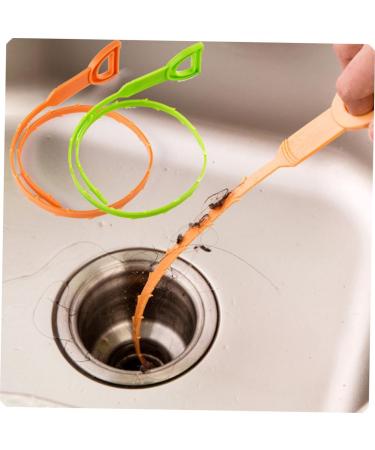 Homoyoyo Drain Cleaning Tool 3pcs Drain Water Pipe Scavengers Drain Hair Drain Clog Remover - Buy Online on GoSupps.com