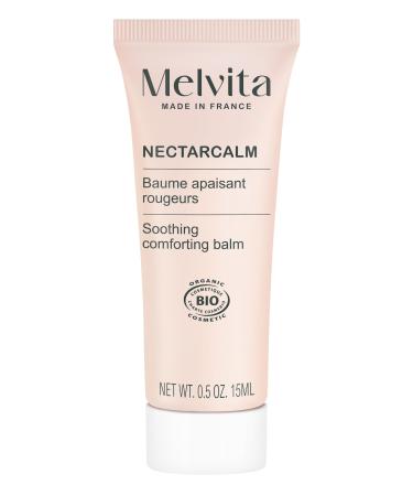 Melvita, Soothing correcting balm to calm irritation and redness, creamy and moisturizing texture, enriched with natural ingredients, suitable for all skin types, practical size 15 ml