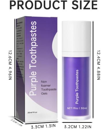 Purple Whitiful Toothpaste - Ultimate Whitening for White Teeth & Glowing Smile (2 Pack) - Lighten & Brighten Your Smile - Buy Online on GoSupps.com
