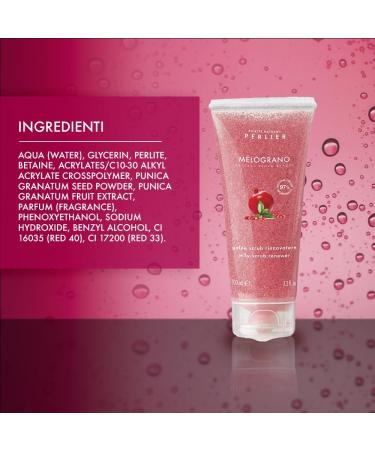 Perlier Grenade Gelee Gommage Visage - Renouveler et r g n rer - Formule avec 97% d'ingr dients d'origine naturelle - 100 ml - Buy Online on GoSupps.com