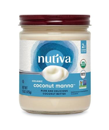 Nutiva Organic Coconut Manna Pureed Coconut 15 oz (425 g)