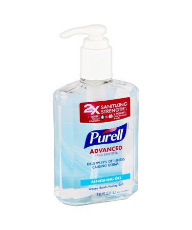 Purell Advanced Hand Sanitizer 8 oz - Refreshing Gel for Germ Protection - Buy Online on GoSupps.com