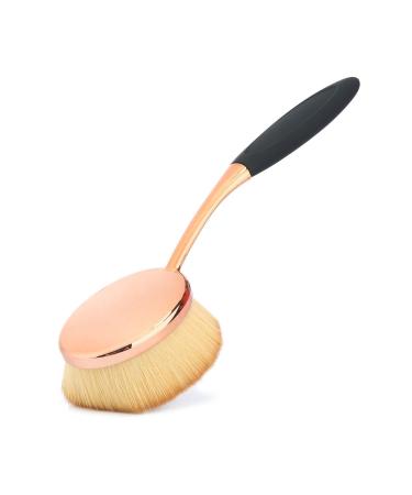 BeautyCoco Oval Toothbrush Makeup Brush Set - 10 Piece Rose Gold Cosmetic Tool Set in Gift Box - Buy Online on GoSupps.com