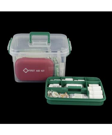 Teyyvn Plastic First Aid Box - Family Medicine Storage Container - Buy Online on GoSupps.com