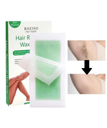 Wax strips for legs 20 stripes natural wax paper arches natural wax paper leaves durable washable hair removal device unisex for body arms legs forearms