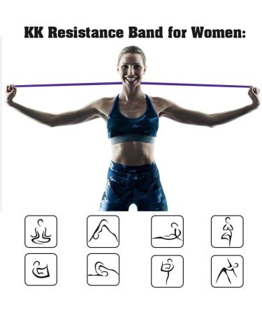 KK Pull Up Resistance Bands - Purple (35-75 lbs) | Workout Bands for Men and Women | Home Gym, Yoga, Physical Therapy - Buy Online on GoSupps.com