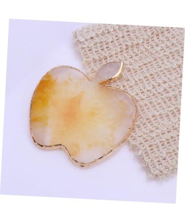 DOITOOL 1pc Artist Mixing Palette Cosmetic Mixing Tools Makeup Palette Nail Nail Art Nail Polish Mixing Drawing Color Dish Resin Nail Art Color Mix for Nail Art Agate 9*8.6cm Yellow - Buy Online on GoSupps.com