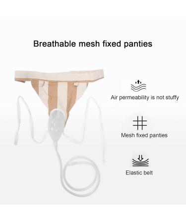 Urine Collector Bag for Men - Silicone Urinal Pee Holder for Travel & Incontinence | Wearable Drainage Solution - Buy Online on GoSupps.com