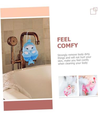 Buy Housoutil 6 Pcs Bath Ball Cleaning Scrubber | Exfoliating Loofah Sponges for Kids & Adults | Durable Shower Bath Balls - Buy Online on GoSupps.com